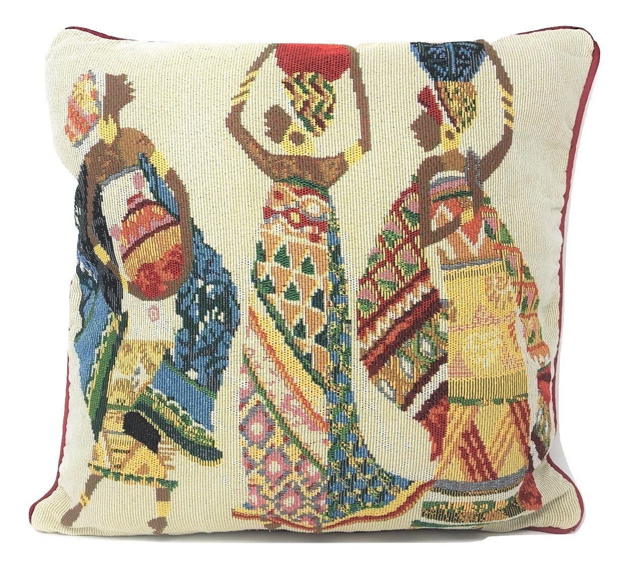  DaDa Bedding Collection DaDa Bedding Dancing Women African Dreams Tapestry Throw Pillow Covers 16