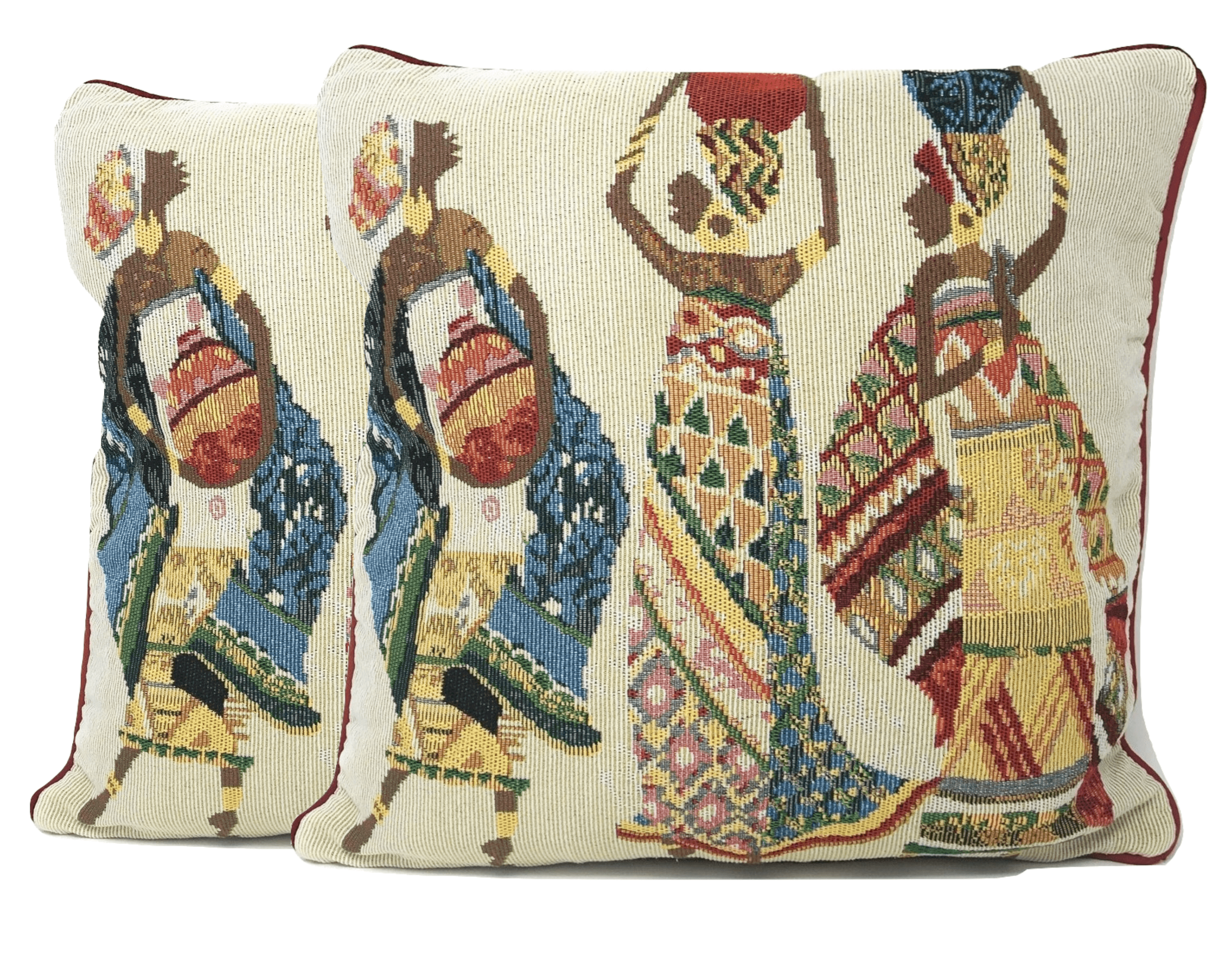  DaDa Bedding Collection DaDa Bedding Dancing Women African Dreams Tapestry Throw Pillow Covers 16