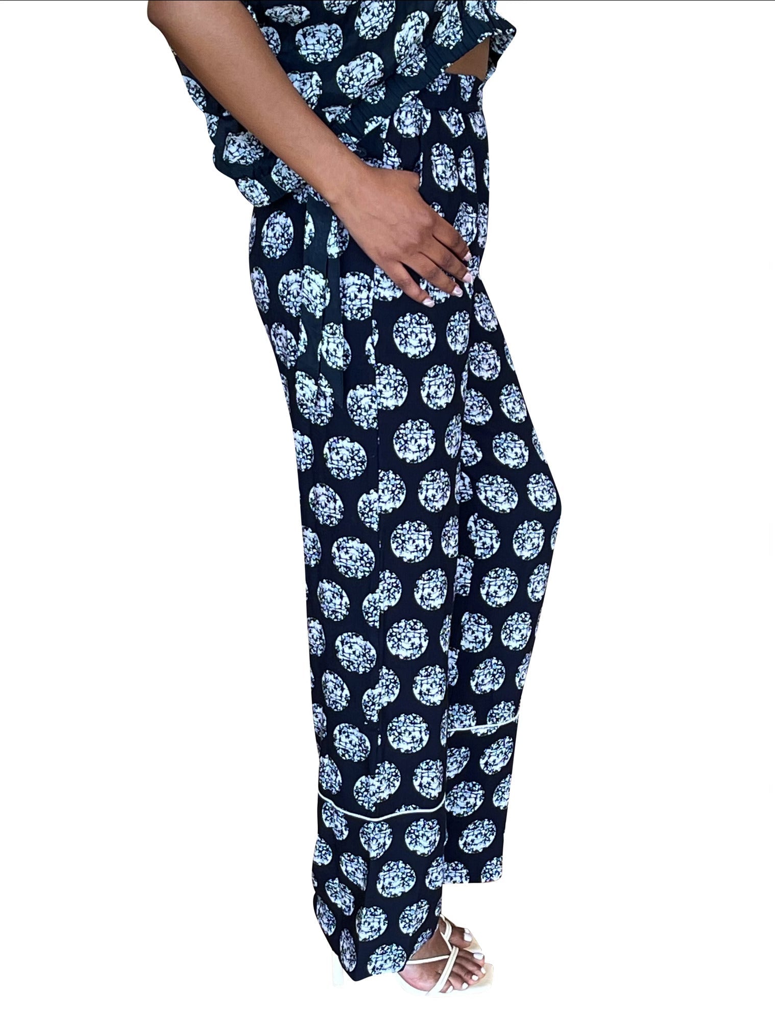  ChicNiCity SAMII PAJAMA PANT 1 - BLACK - Bonton