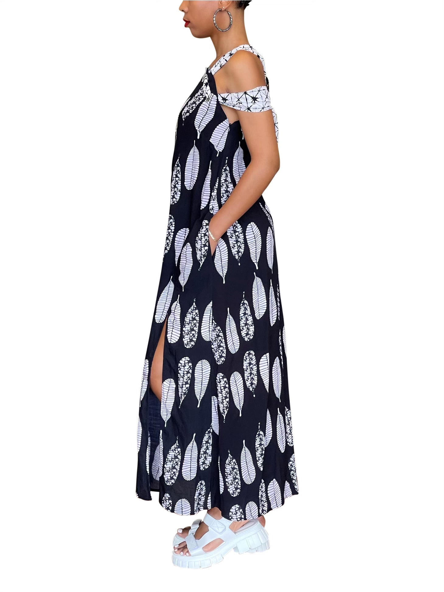  ChicNiCity NONI II Maxi Sun Dress With Adjustable Straps - BLACK - Bonton