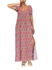 POPPI Tulip Sleeve Flowy Maxi Dress