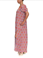 POPPI Tulip Sleeve Flowy Maxi Dress