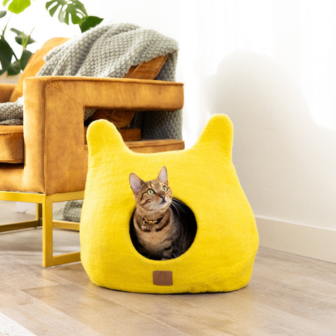 Sunny Yellow | Ear Style Cave by Fuzzy Cove