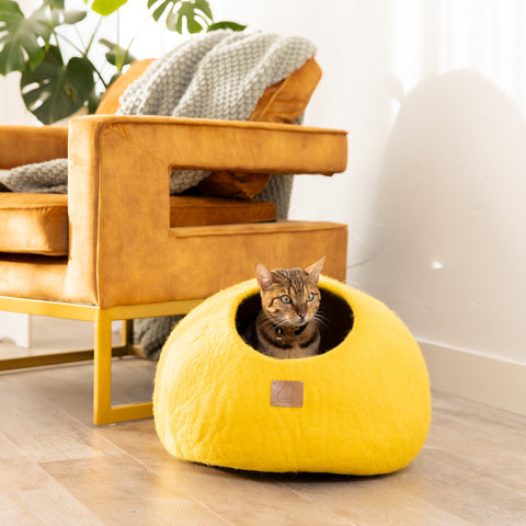 Sunny Yellow | Round Style Cave by Fuzzy Cove
