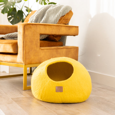 Sunny Yellow | Round Style Cave by Fuzzy Cove