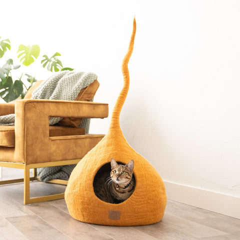 Fire Orange | Tail Style Cave by Fuzzy Cove