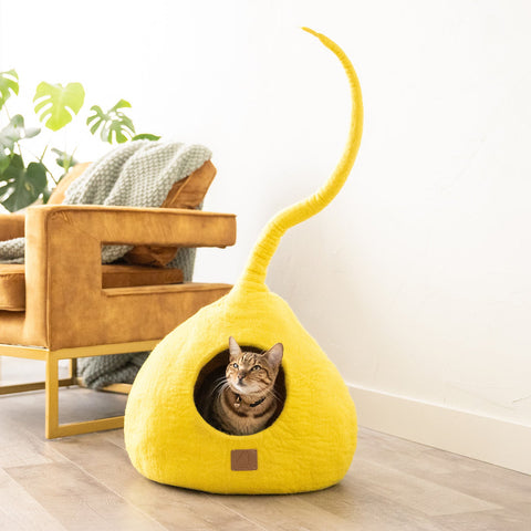 Sunny Yellow | Tail Style Cave by Fuzzy Cove