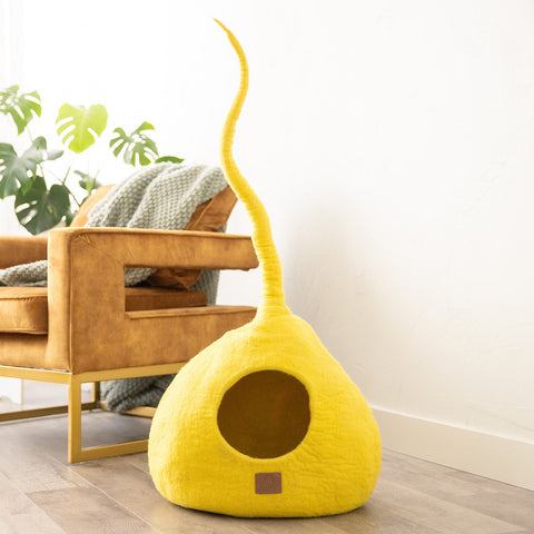 Sunny Yellow | Tail Style Cave by Fuzzy Cove