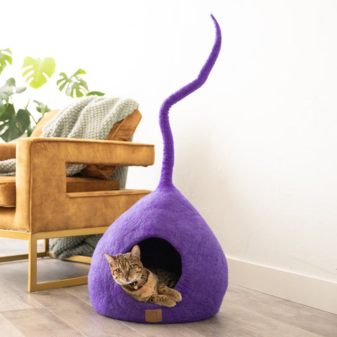 Plum Purple | Tail Style Cave by Fuzzy Cove