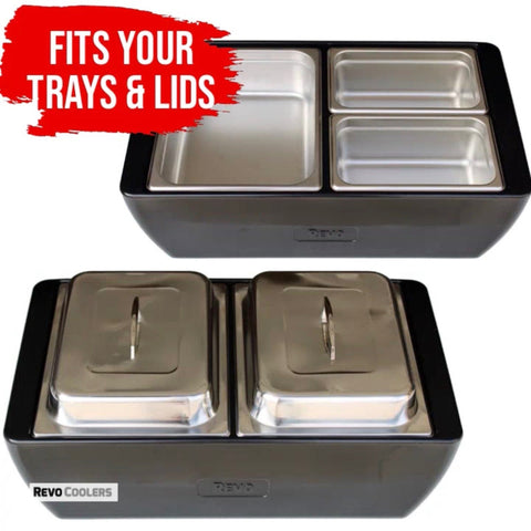 Dubler HEAT Flameless Chafer™ | Metallic Gray by Revo Coolers
