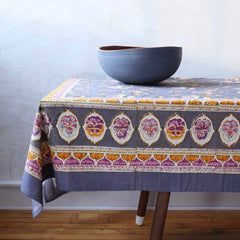 Pansy Red/Grey Tablecloth