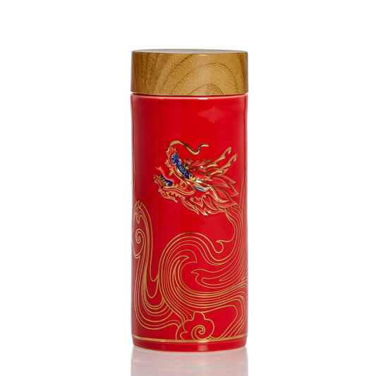 Vibrant Dragoncloud Ceramic Tumbler