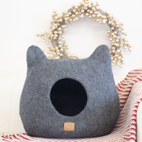 Stone Gray | Ear Style Cave by Fuzzy Cove