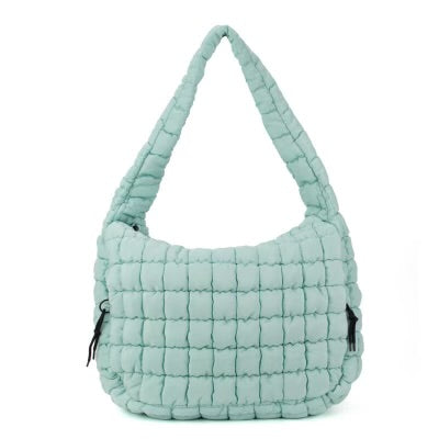  Lemonbella Carmella Puffquilt Shoulder Bag Glacier - Default Title - Bonton