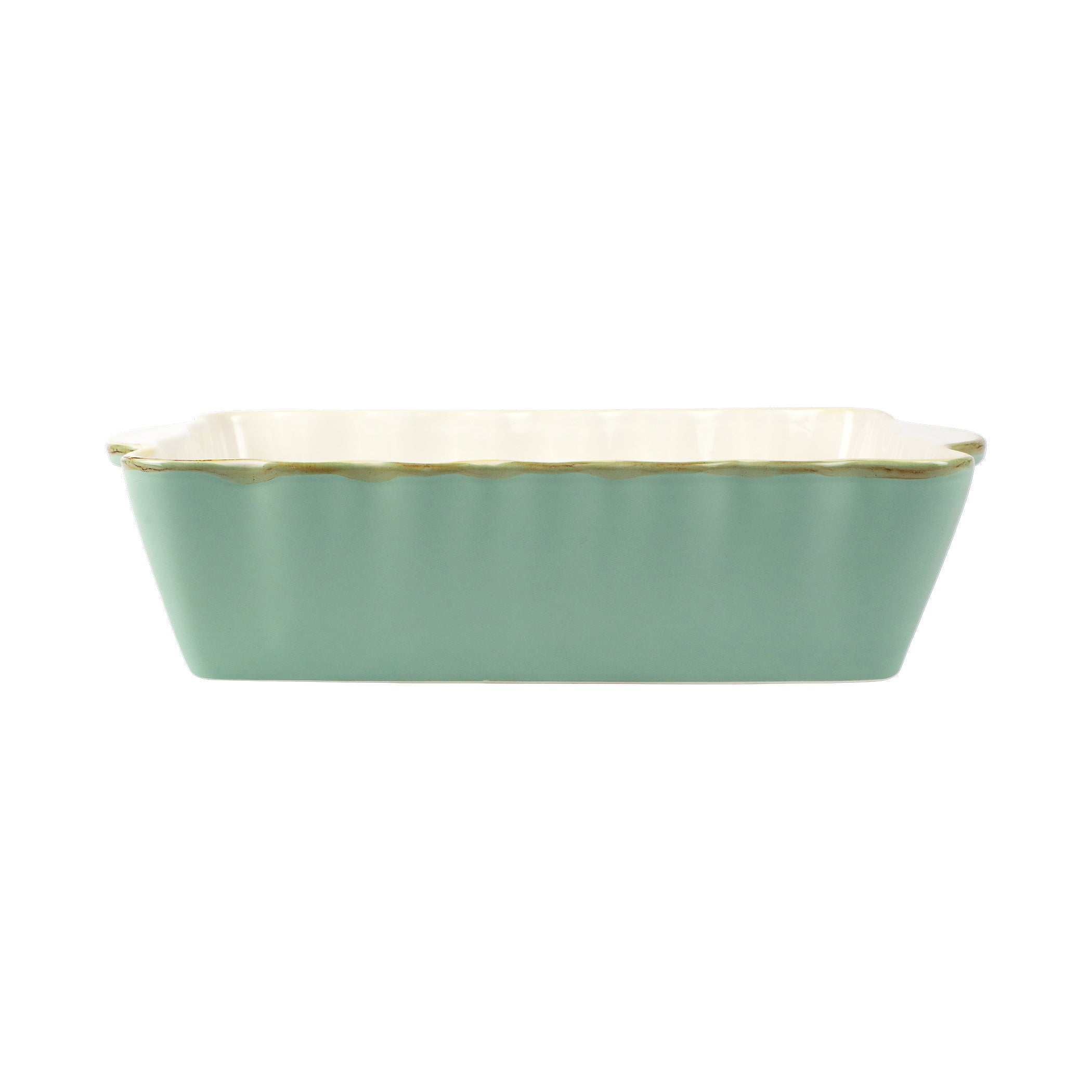  Vietri Italian Bakers Medium Rectangular Baker - Aqua - Bonton