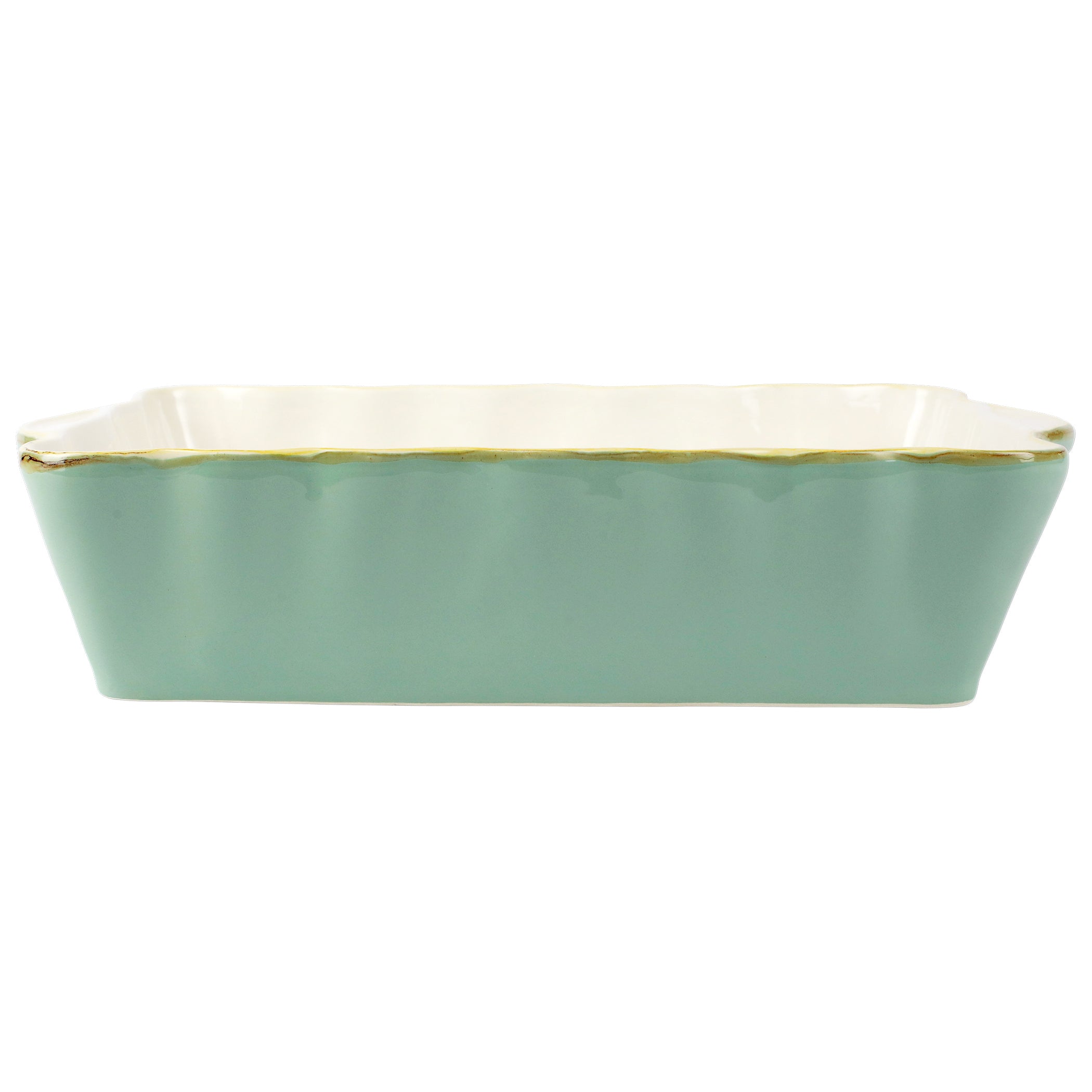  Vietri Italian Bakers Large Rectangular Baker - Aqua - Bonton