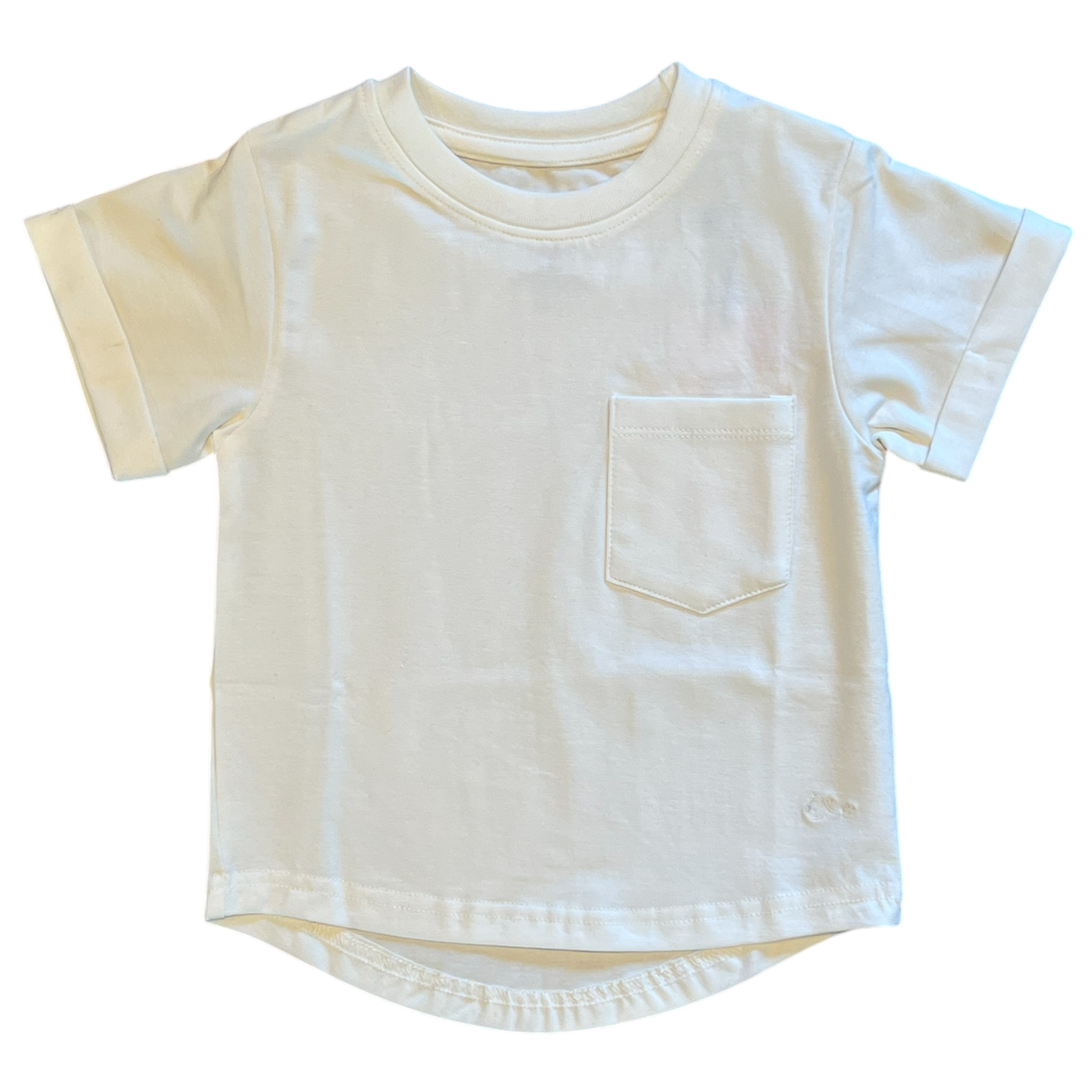  Laree + Co. Ivory Boxy Kids Tee - NB - Bonton