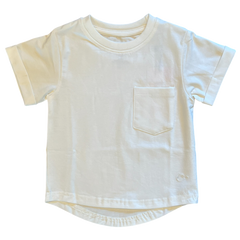 Ivory Boxy Kids Tee