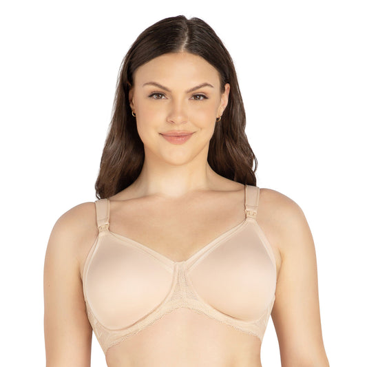 Leila Nursing Bra-Bare-32D-1