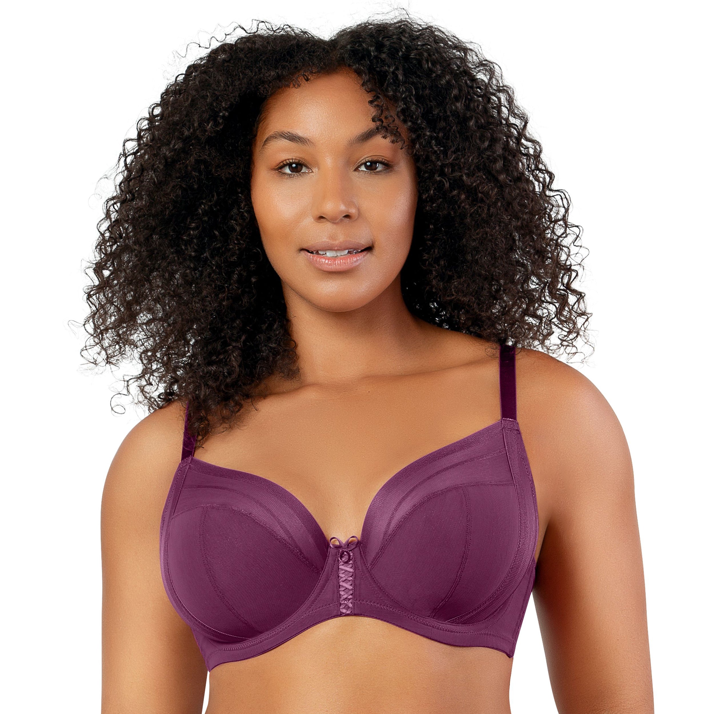  PARFAIT Shea Plunge Unlined Bra - Blackberry - Bonton