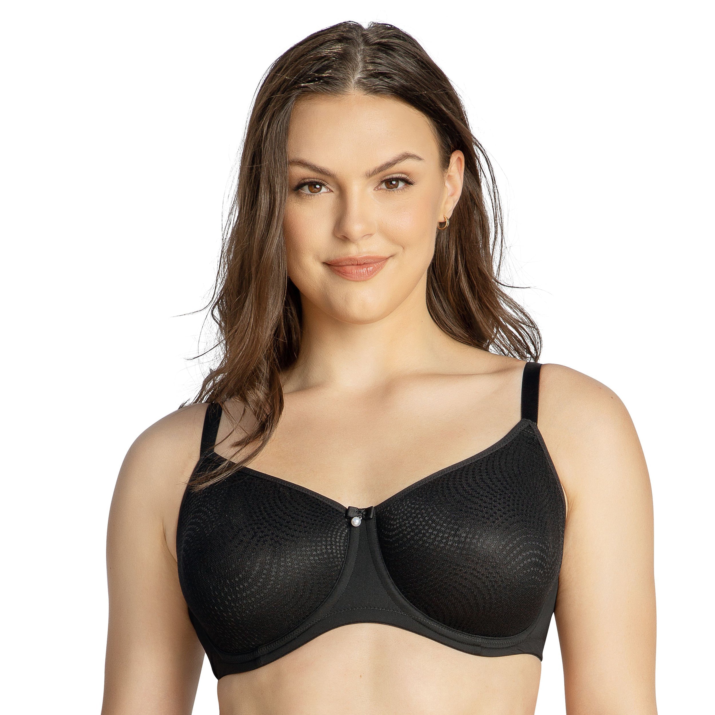  PARFAIT Parfait Pearl  Seamless Minimizer Bra - Black - Bonton