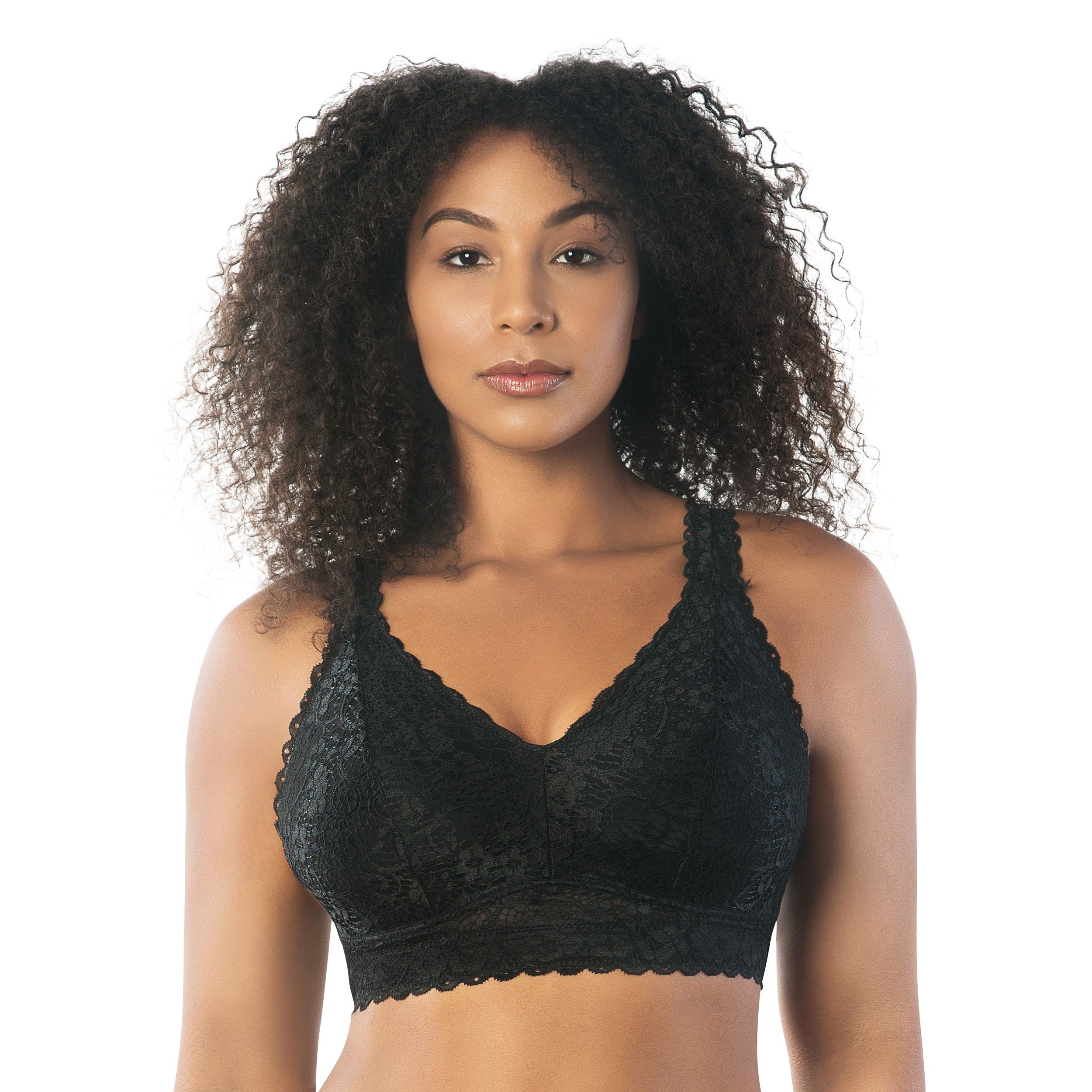  PARFAIT Adriana Wire Free Lace Bralette - Black - Bonton