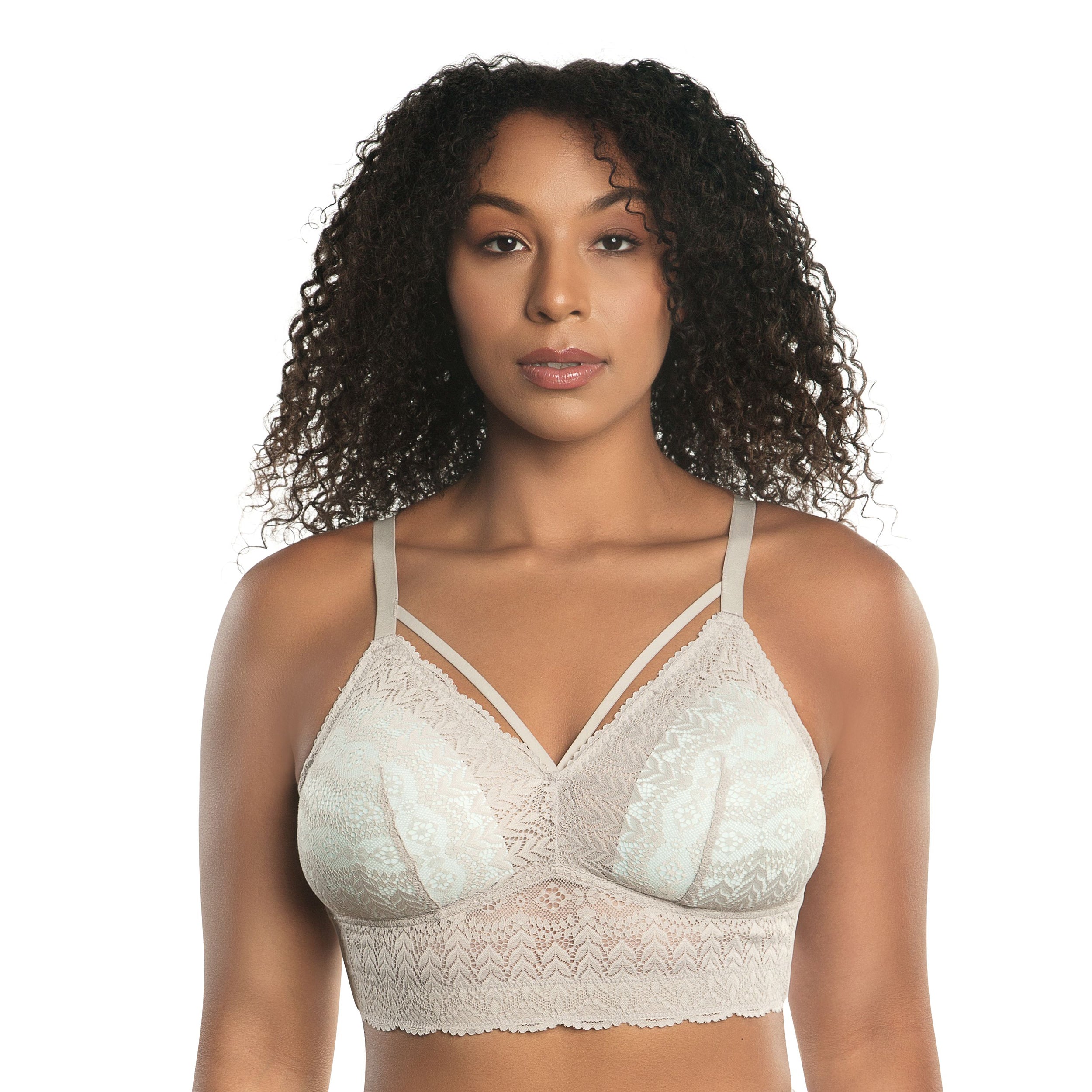  PARFAIT Mia Lace Wire-Free Padded Lace Bralette - Sandstone - Bonton