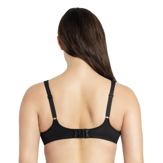 Erika Unlined Molded Bra-Black-32D-2