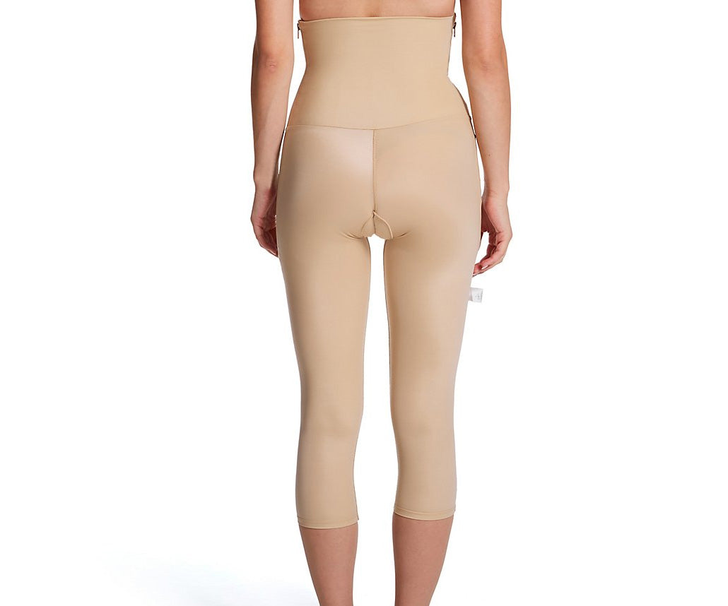  InstantFigure InstantRecoveryMD High Waist Cropped Leggings With 2 Sides Zippers MD226 - Black - Bonton