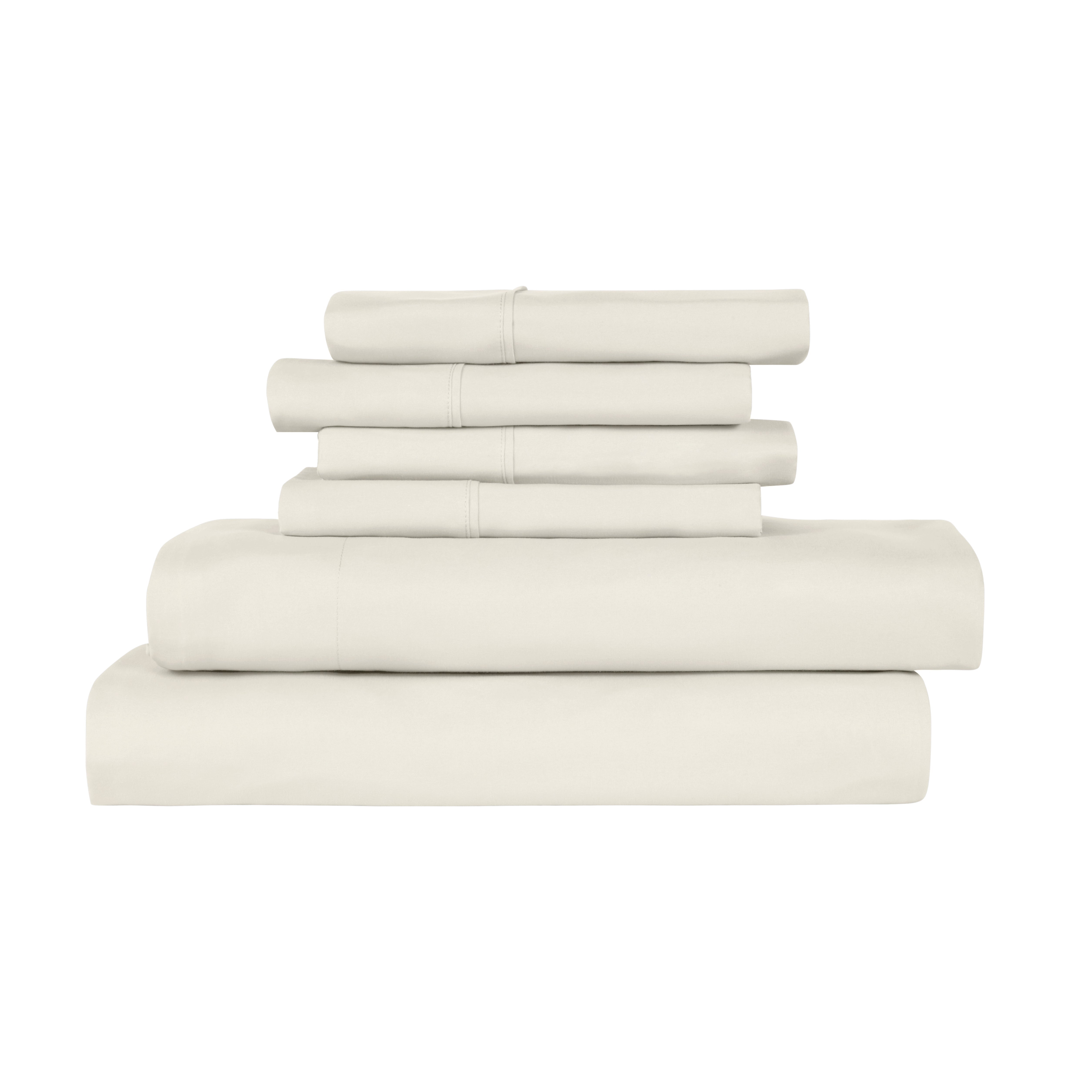  Bed Bath Fashions Bamboo 2000 Count 6-Piece Luxury Sheet Set - Full - Bonton