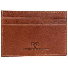 Leather Card Case Rifd Wallet with Removable Bottle Opener