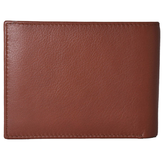 Leather Bi-fold Top Front Pocket Rifd Wallet