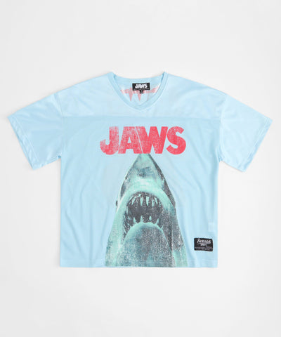 Jaws Football Jersey - Light Blue