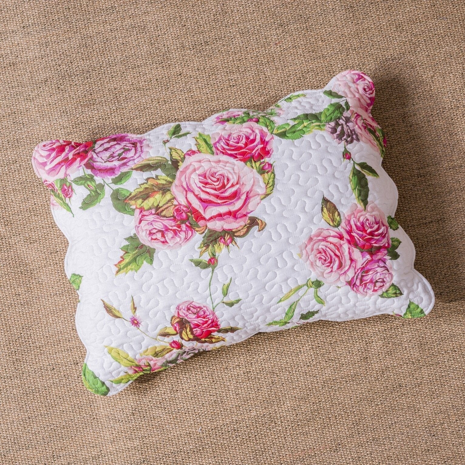  DaDa Bedding Collection DaDa Bedding Bed in a Bag Bundle Set - Romantic Roses Lovely Blooming Floral Bedding Set (JHW-879) by DaDa Bedding Collection - Twin - Bonton