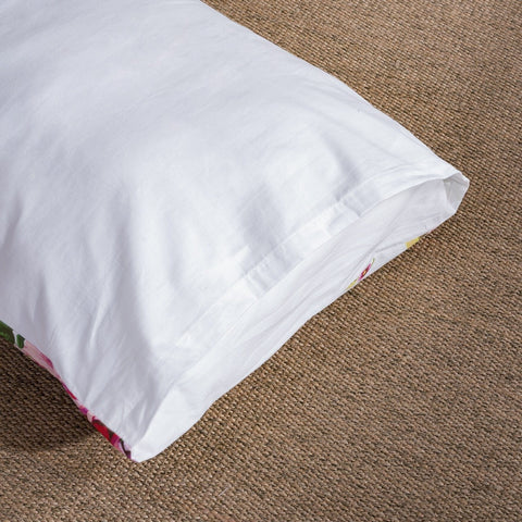 DaDa Bedding Romantic Roses Lovely Spring Pink Floral Fitted Bed Sheet w/ Pillow Cases (JHW879-Fitted) - DaDa Bedding Collection