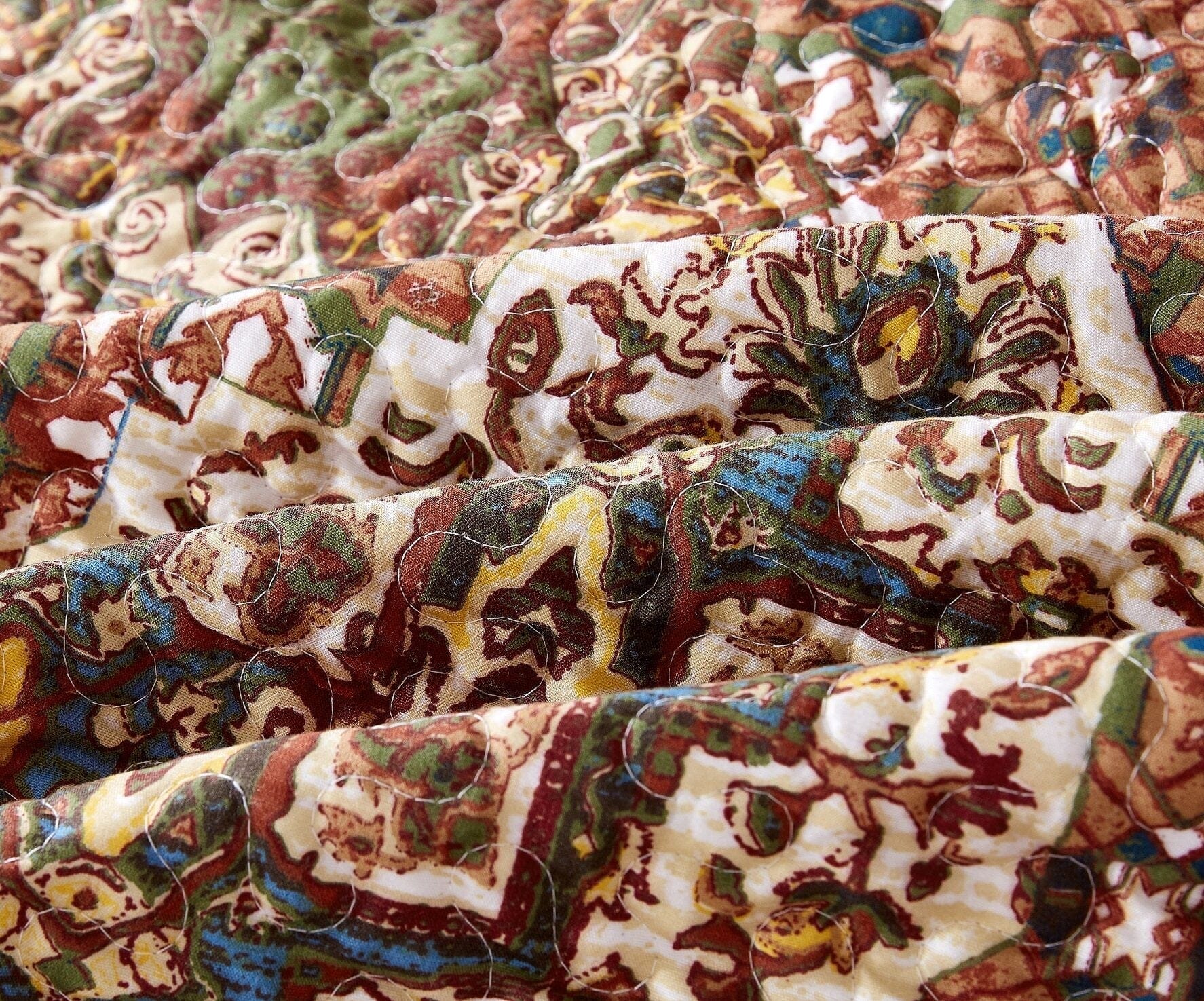  DaDa Bedding Collection DaDa Bedding Rustic Earthy Cross Motif Folk Ogee Moroccan Scalloped Quilted Bedspread Set (JHW-944) by DaDa Bedding Collection - Cal King - Bonton