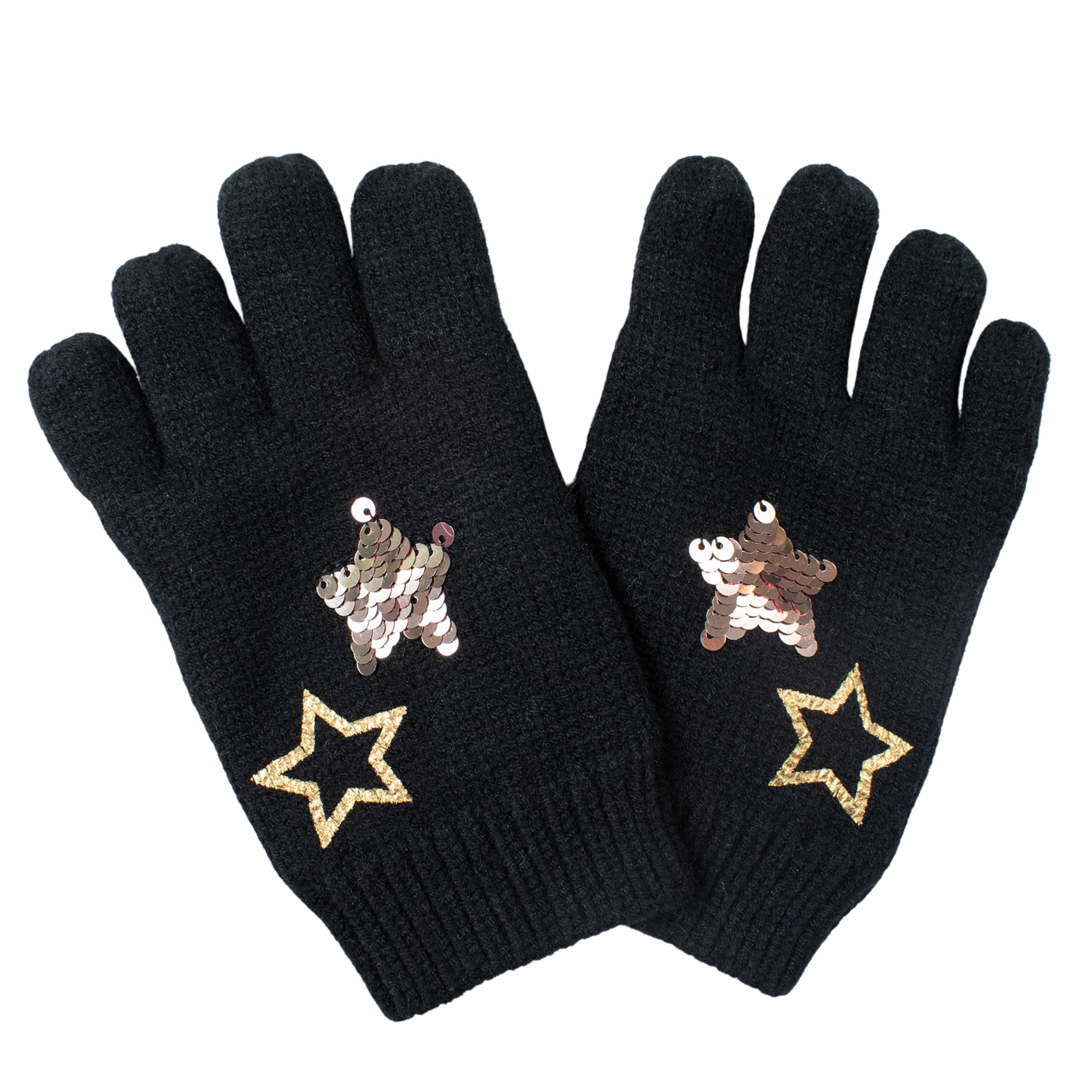  Marcus Adler Sequin Star Glove - S - Bonton