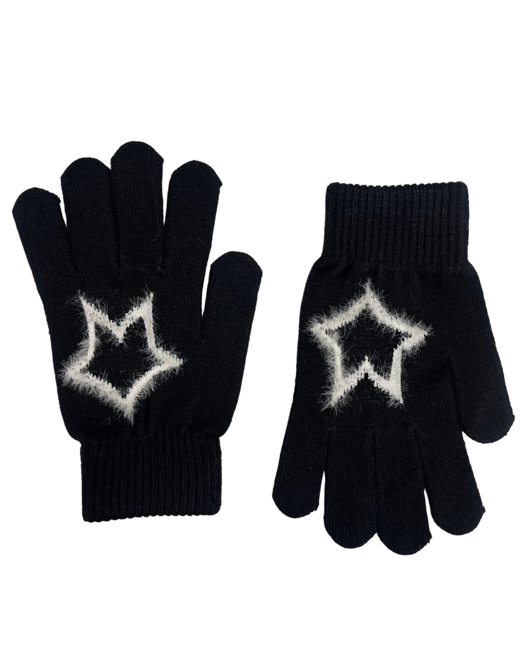  Marcus Adler Star Eyelash Glove - S/M - Bonton