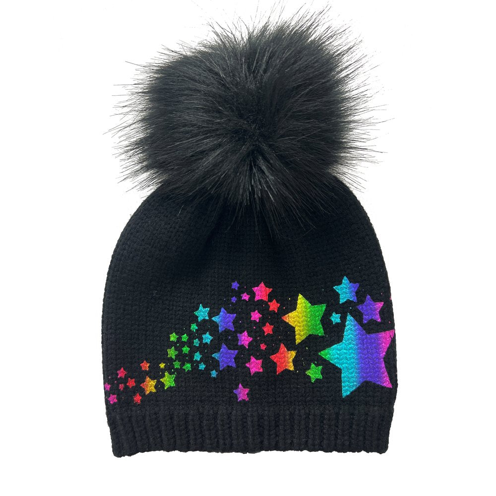  Scattered Stars Pom Beanie - Multi - Bonton