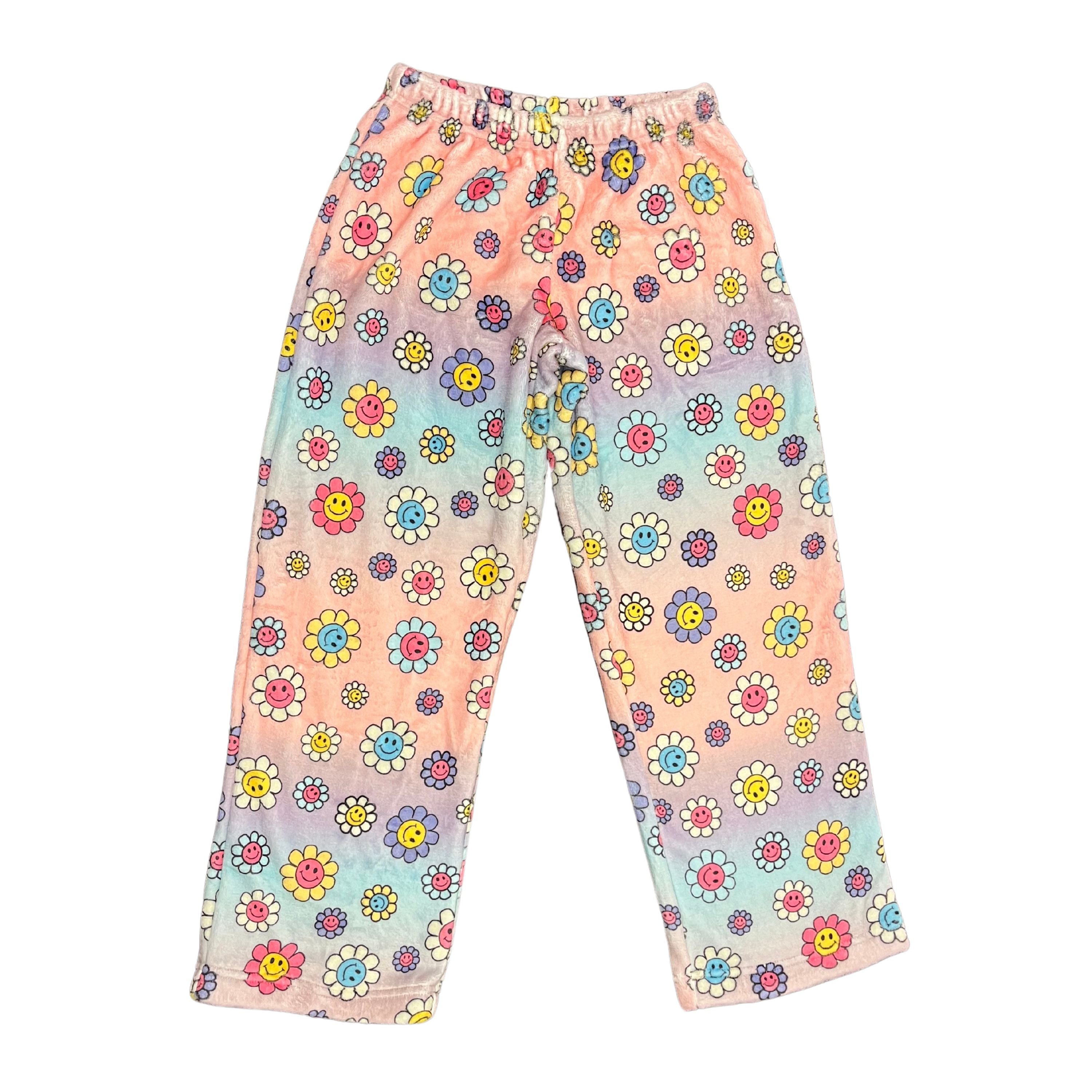  Marcus Adler Smiley Flower Pajama Pants - Small - Bonton