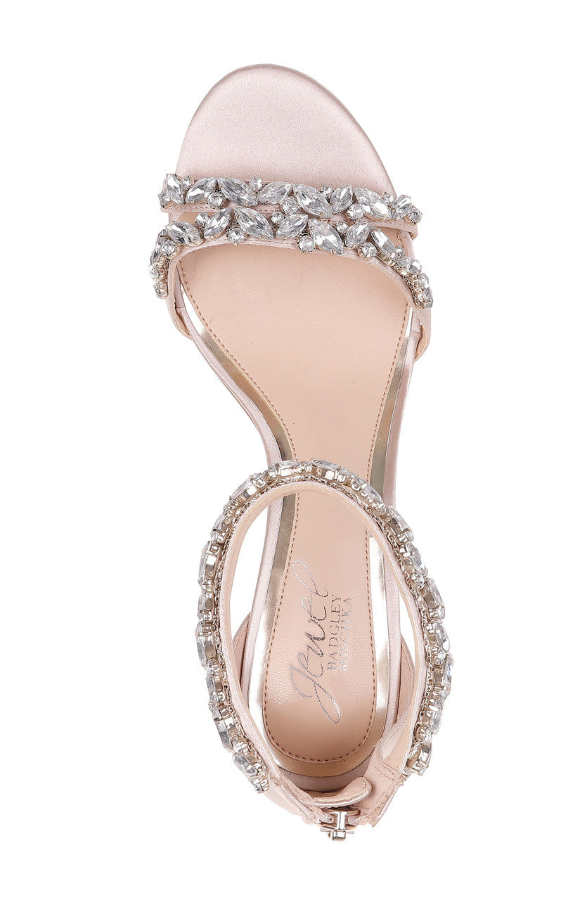  Jewel Badgley Mischka Caroline Sandal - Champagne - Bonton