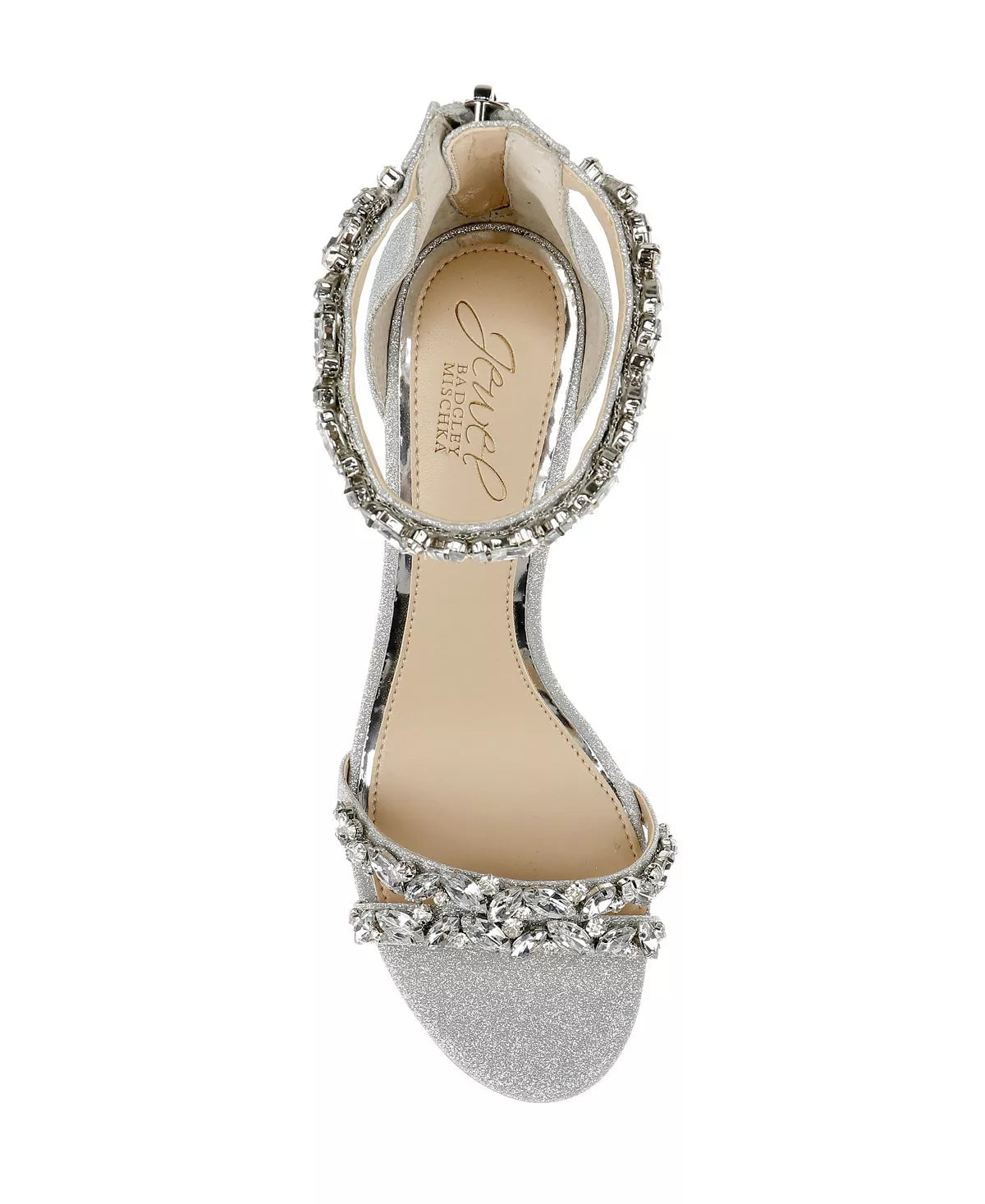  Jewel Badgley Mischka Caroline Sandal - Champagne - Bonton