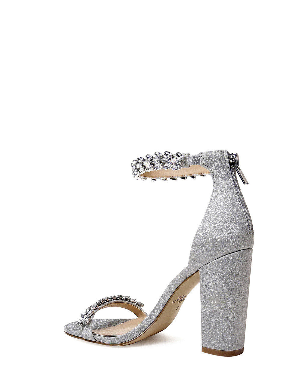  Jewel Badgley Mischka Mayra Sandal - Silver - Bonton