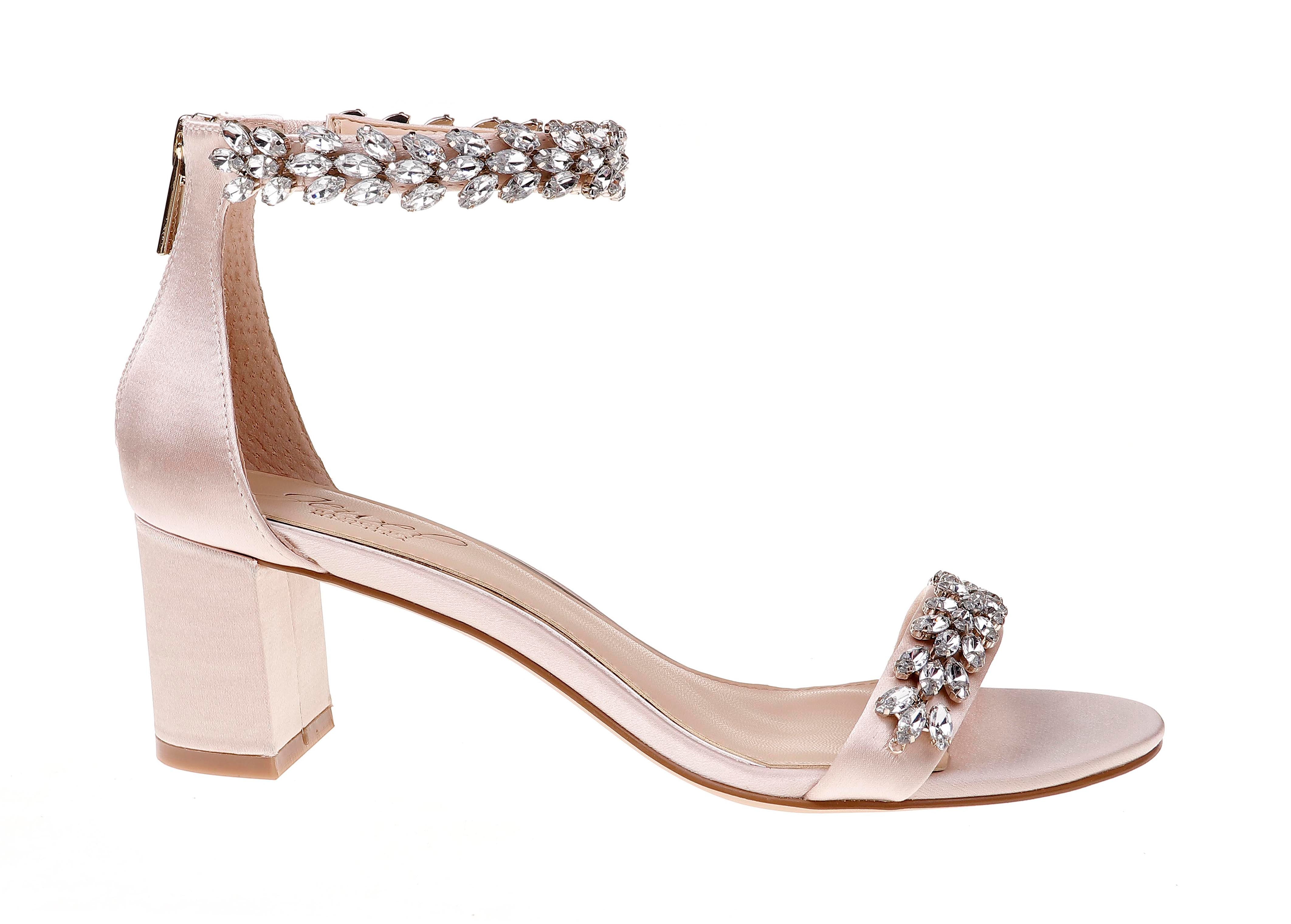  Jewel Badgley Mischka Bronwen Sandal - Champagne - Bonton