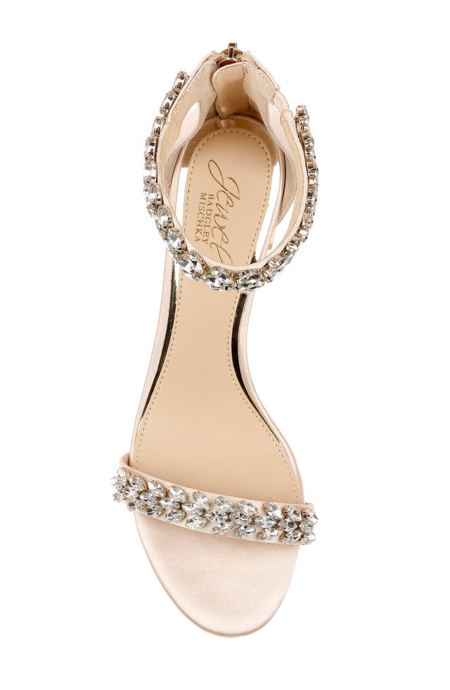  Jewel Badgley Mischka Bronwen Sandal - Champagne - Bonton