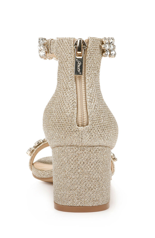  Jewel Badgley Mischka Bronwen Sandal - Champagne - Bonton