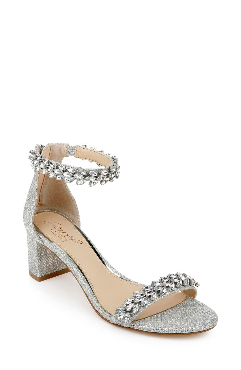  Jewel Badgley Mischka Bronwen Sandal - Silver - Bonton