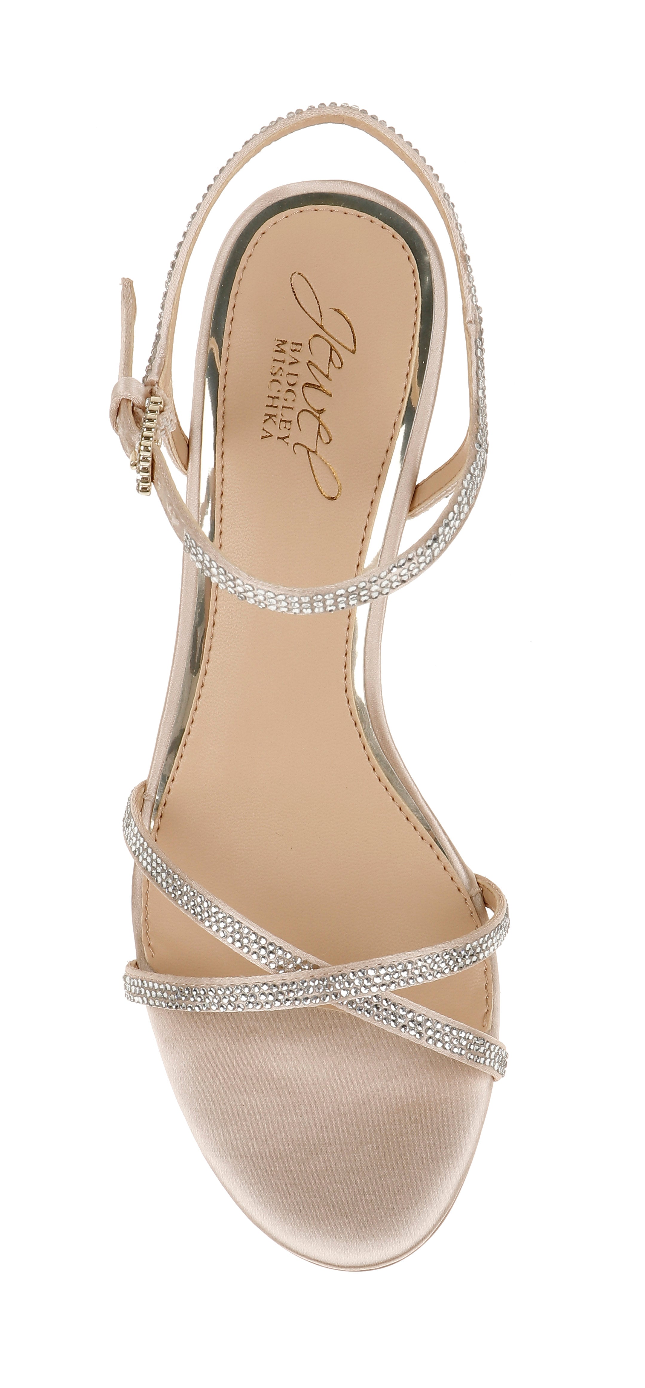  Jewel Badgley Mischka Omari Ii Sandal - Champagne - Bonton