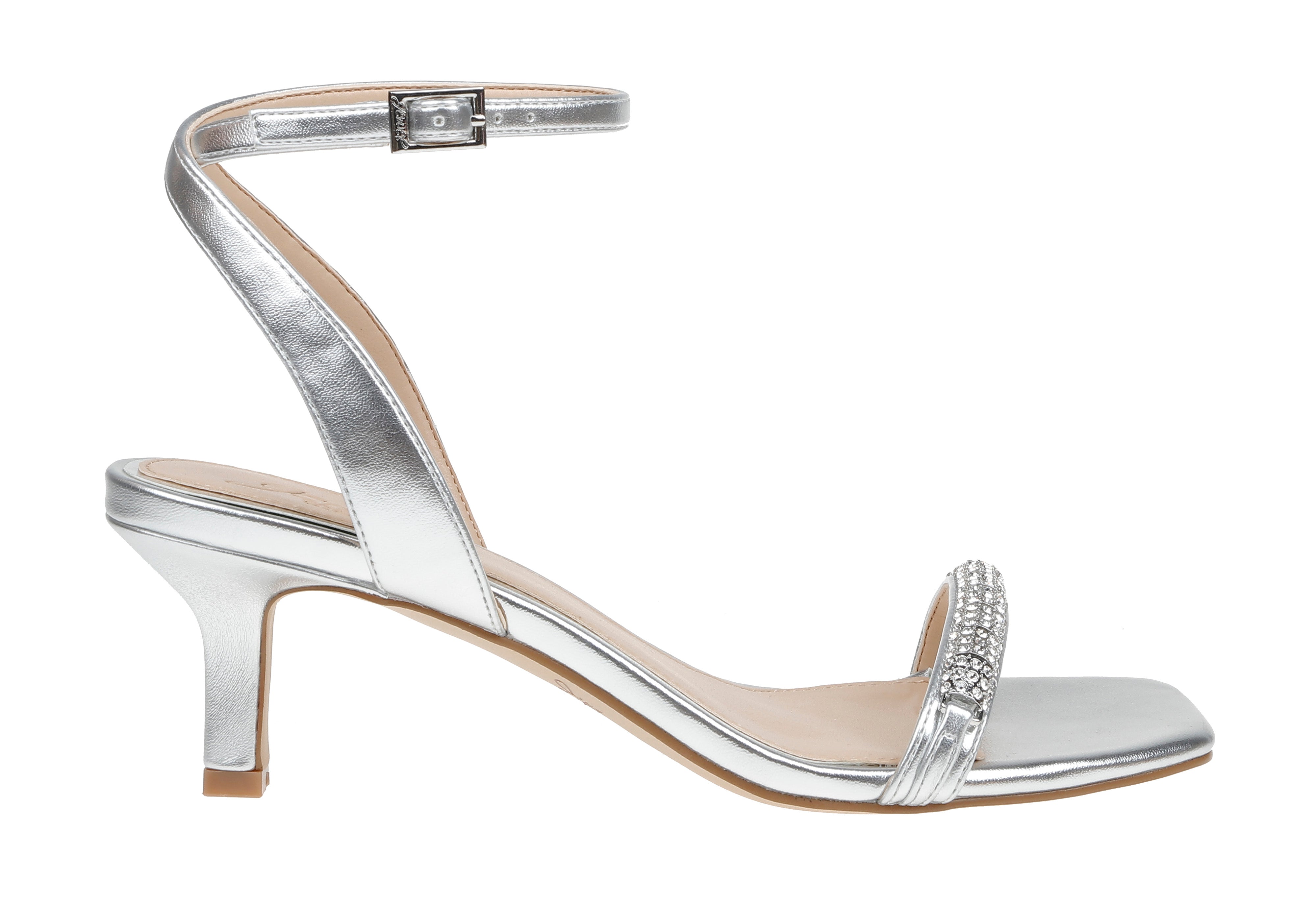  Jewel Badgley Mischka Charisma Sandal - Silver - Bonton