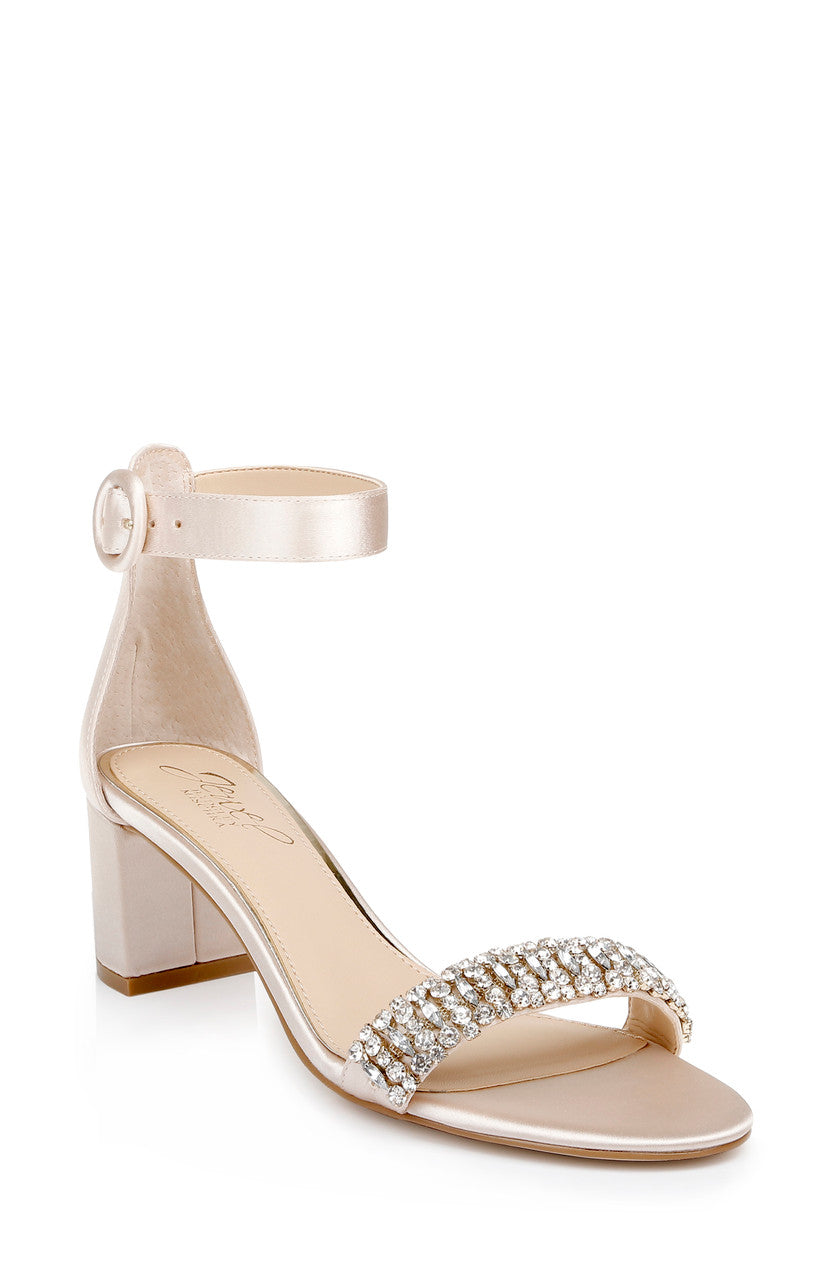  Jewel Badgley Mischka James Sandal - Silver - Bonton